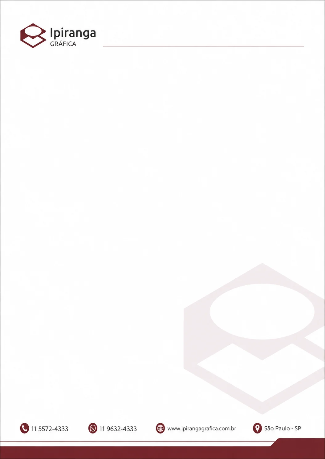 Impressão de Papel Carta Timbrado e Personalizado