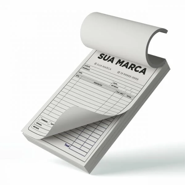 Impressão de Talões de Pedido Personalizados